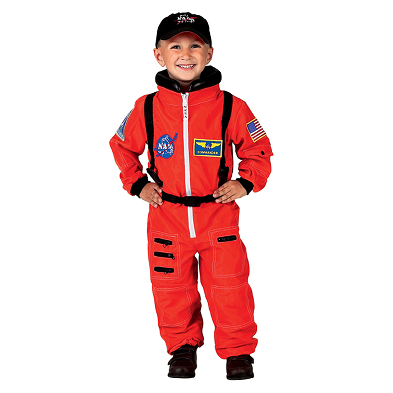 Orange Nasa Astronaut Suit With Cap