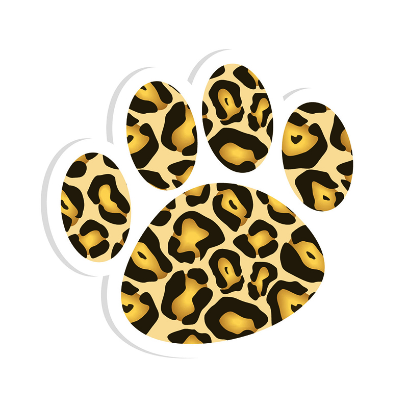 Magnetic Whiteboard Eraser Leopard