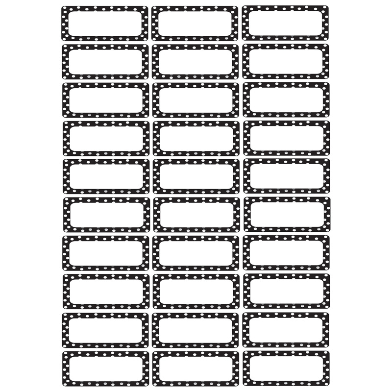 Die Cut Magnets B/W Dots