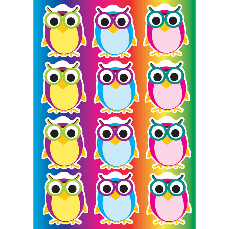 Die Cut Magnets Color Owls