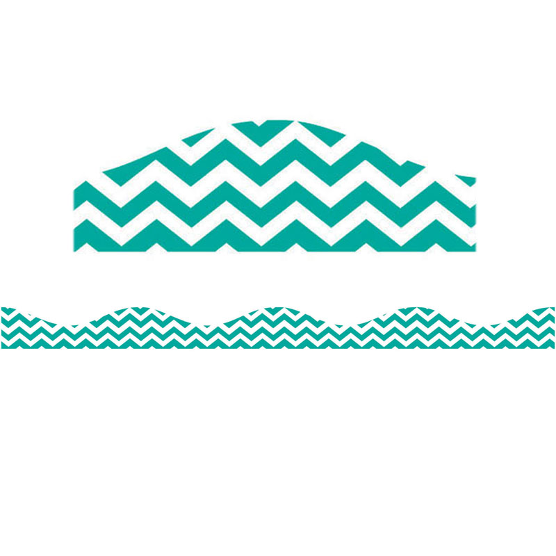 Magnetic Border Turquoise Chevron
