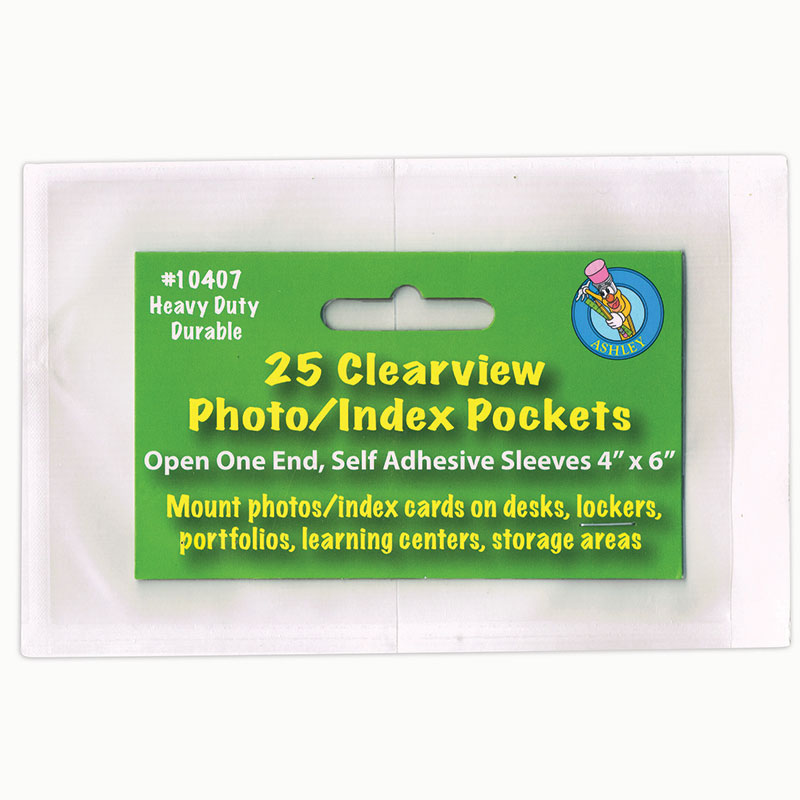 Clear View Self-Adhesive 25/Pk