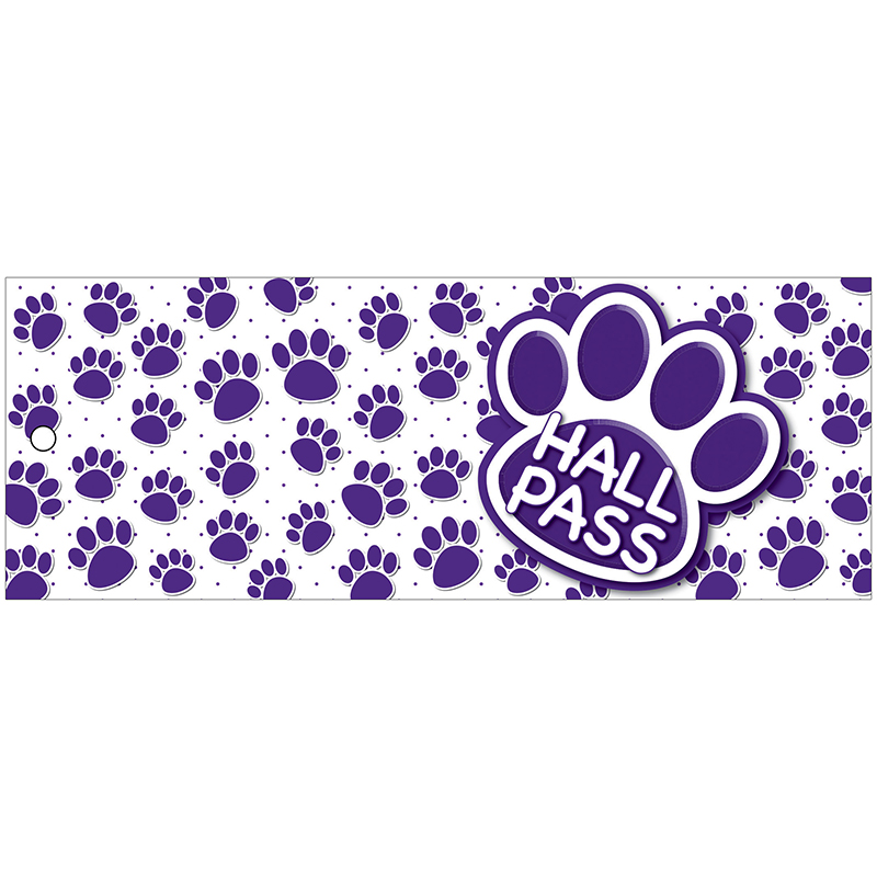 Hall Pass Purple Paws Lrg 2 Sd