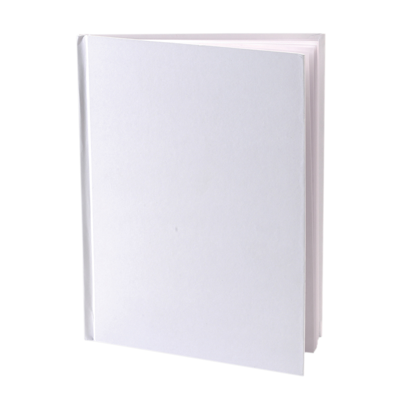 White Hardcover Blank Book
