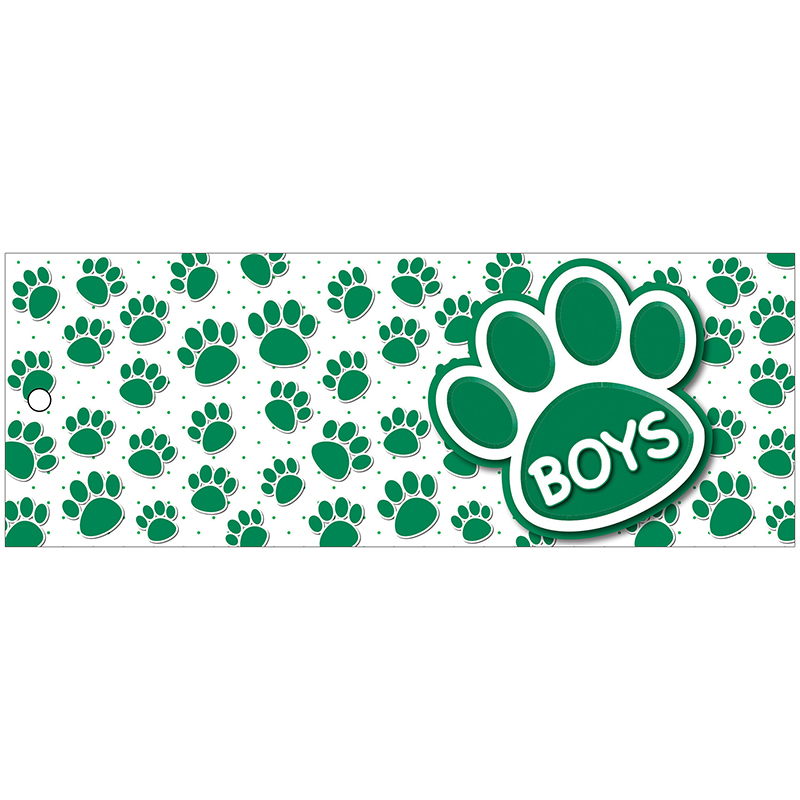 Boys Pass 9x3.5 Gr Paws 2 Sided