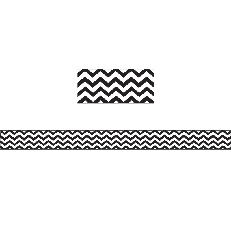 Magnetic Magi-Strips Black Chevron