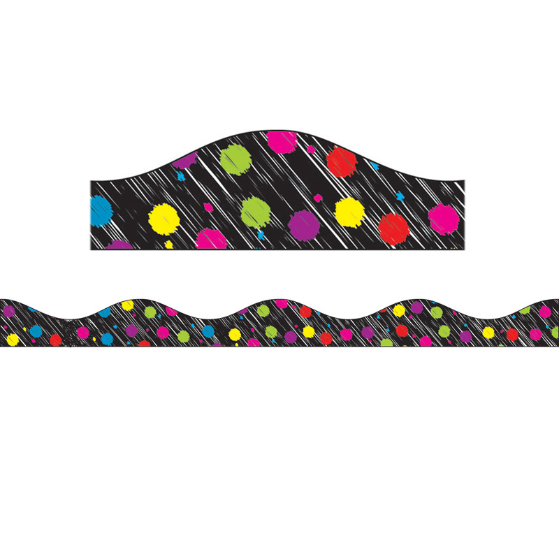 Big Magnetic Border Black Scribble