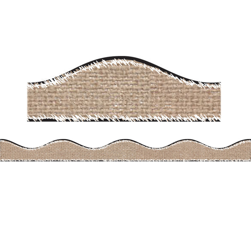Big Magnetic Border Burlap Scribble