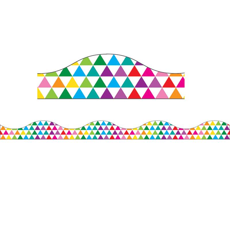 Color Triangles Big Magnetic Border