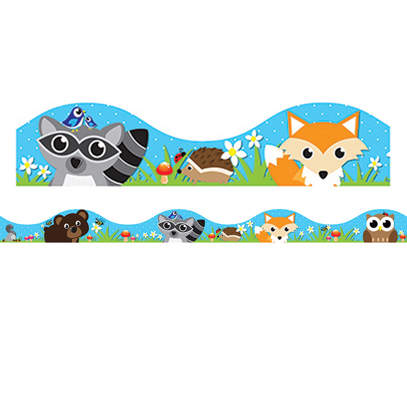 Woodland Kritter Big Magnet Border