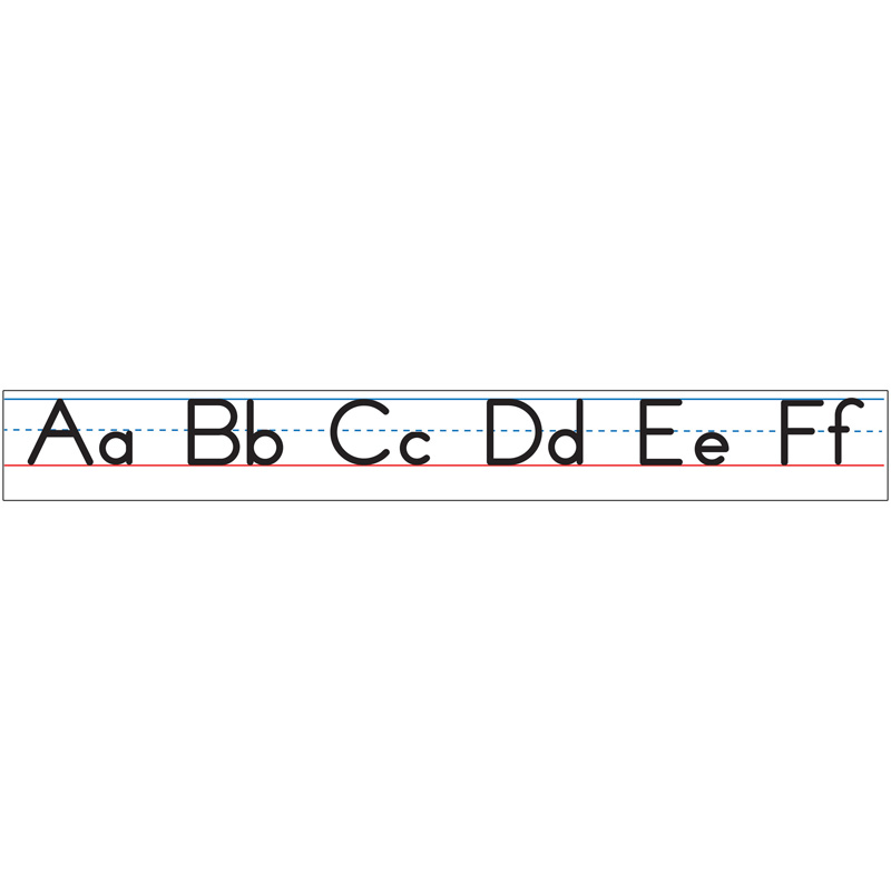 Magnetic Manuscript Alphabet Lines
