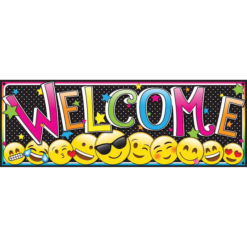 Emoji Magnetic Welcome Banner