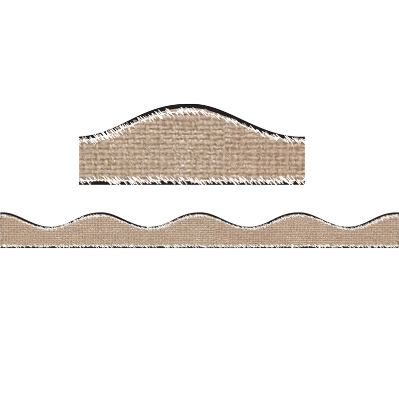 Magnetic Border Burlap Scribble