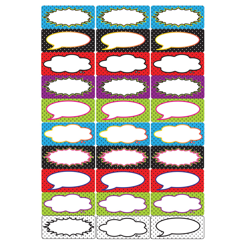 Magnetic Labels Superhero