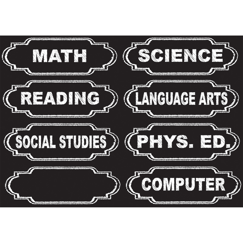 Die-Cut Magnets Chalkboard Class