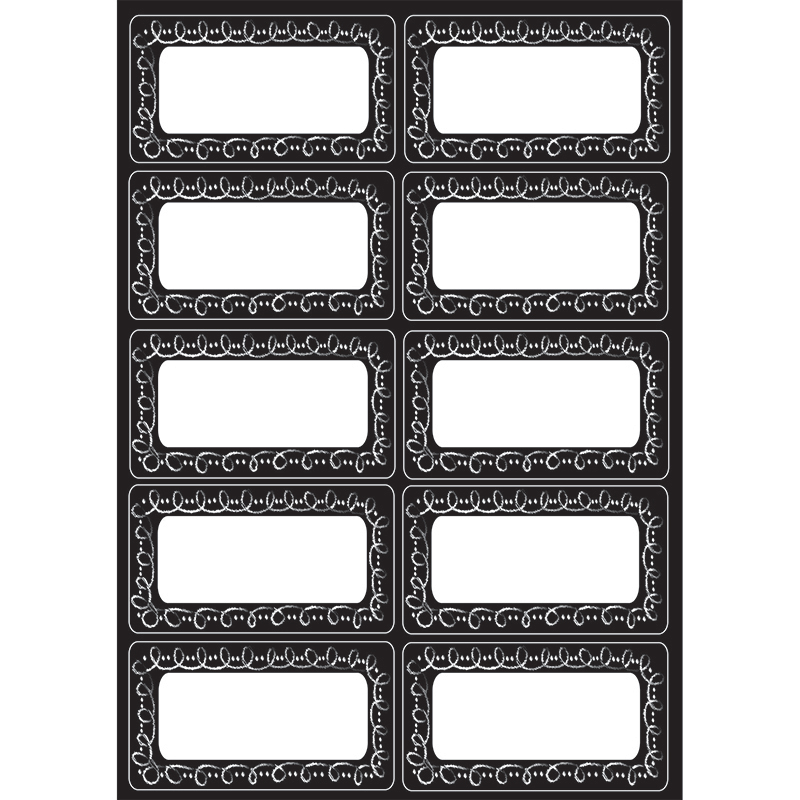 Die-Cut Magnets Chalk Loop Labels