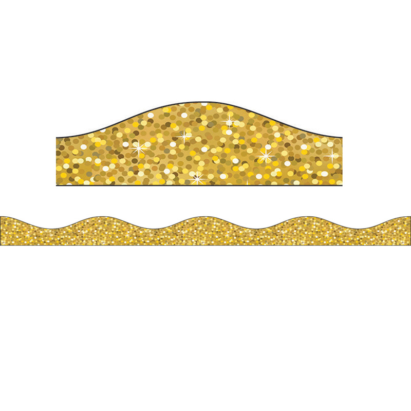 Magnetic Border Gold Sparkle