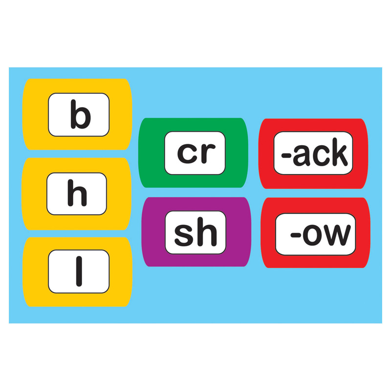 Word Chunking Foam Magnets