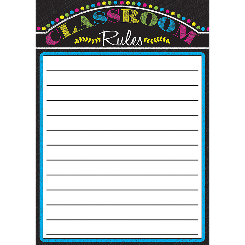 Magnetic Classroom Charts Rules