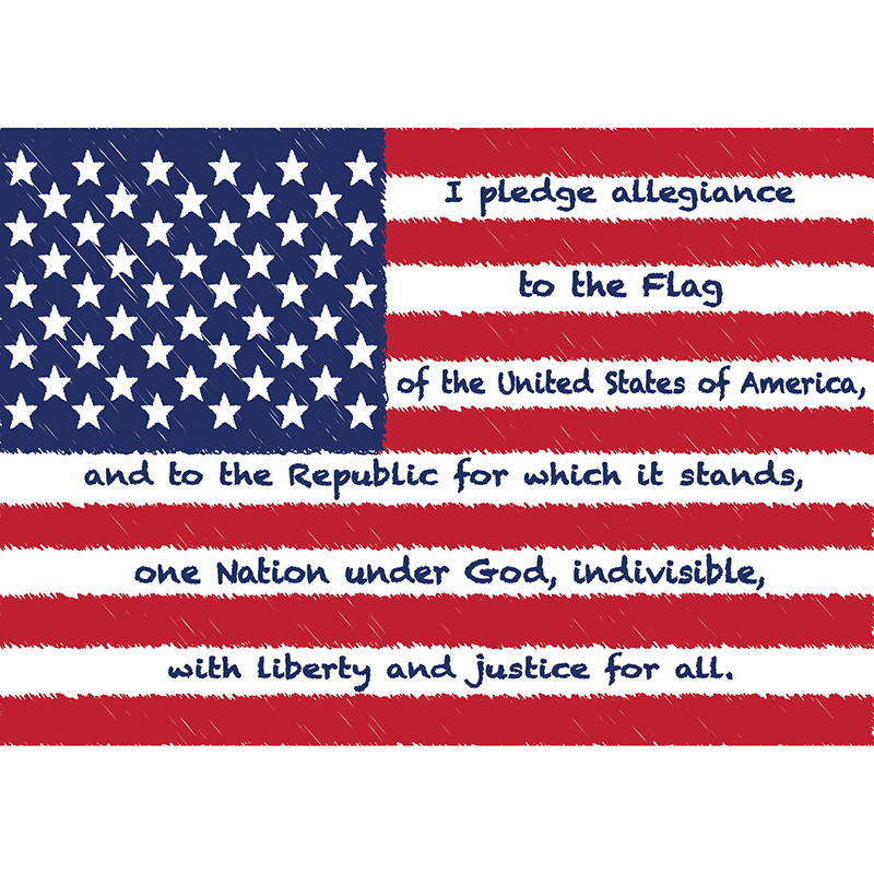 Diecut Magnets Us Pledge Allegiance