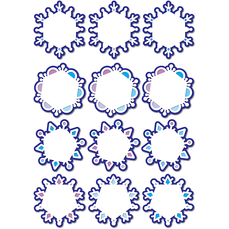 Diecut Magnets Snowflakes