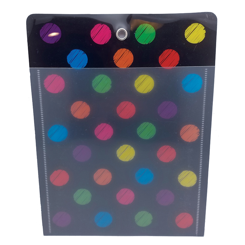 12pk Pocket Chalk Dot Grommett Hole