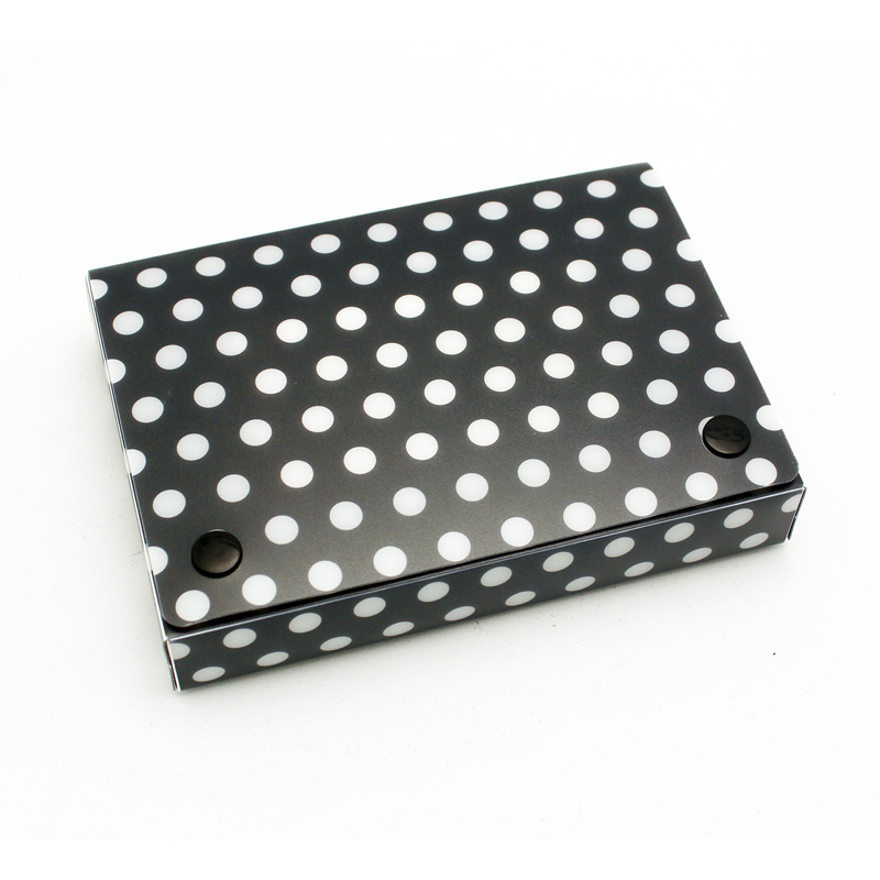 Bw Dots Index Card Boxes 4x6in