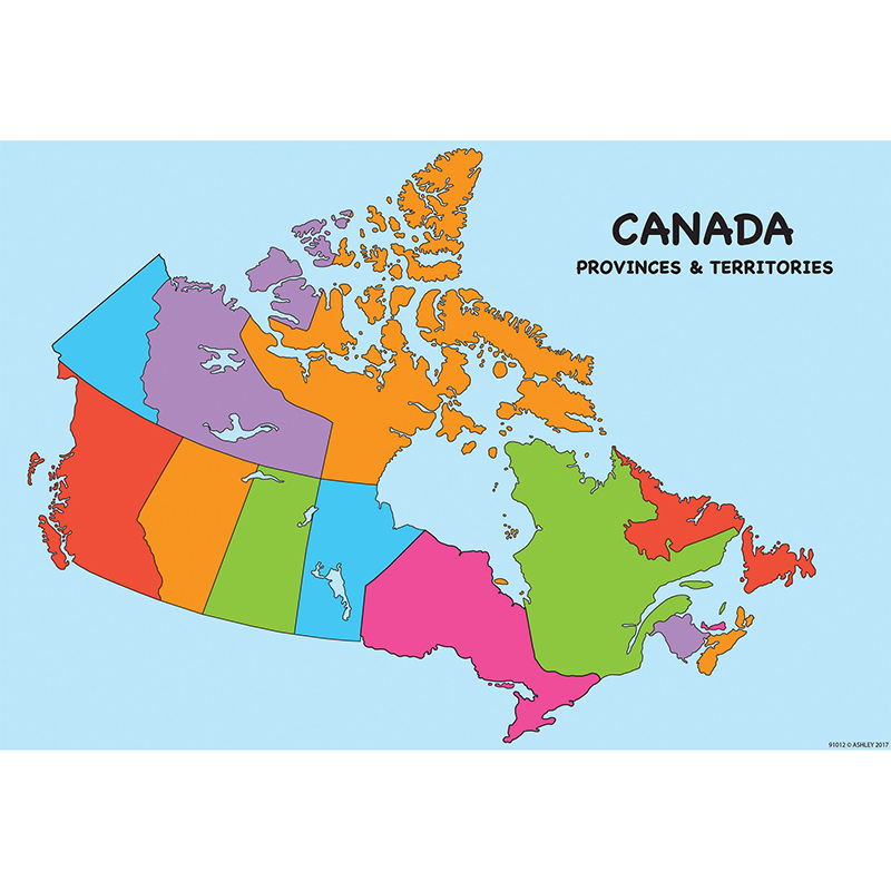 Canada Map 13x19 Smart Poly Chart