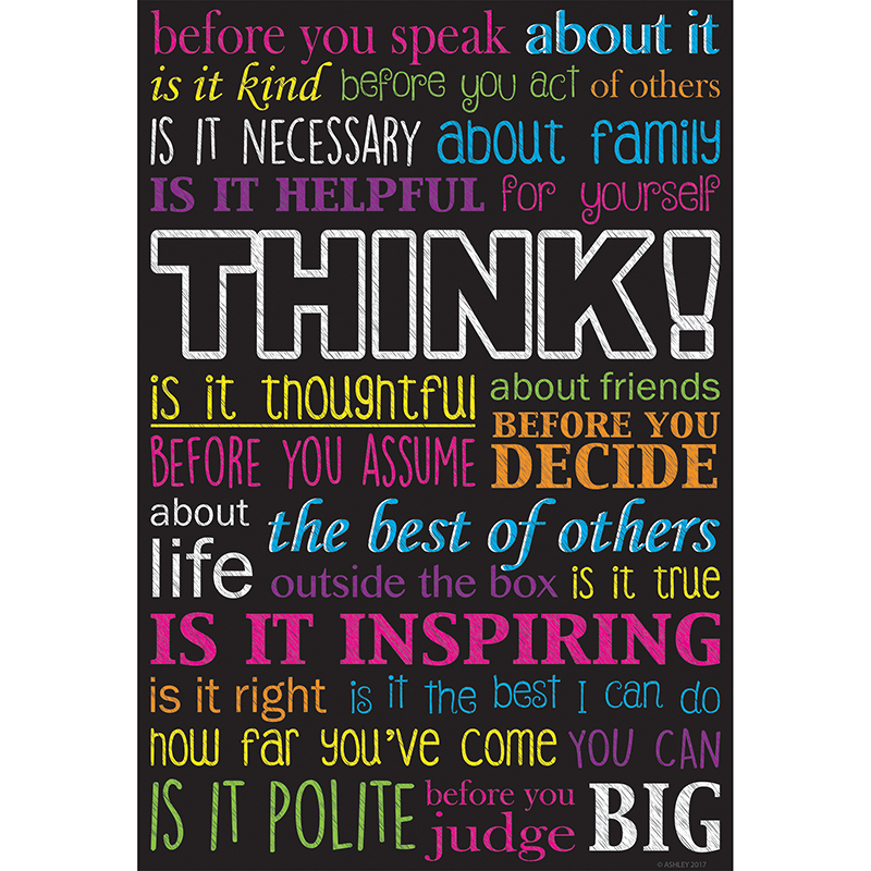 Think Chart Dry Erase Gl 45 13x19