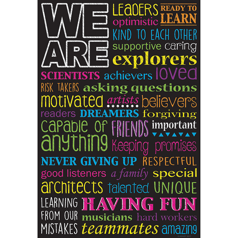 We Are Chart Dry Erase Gl 45m 13x19