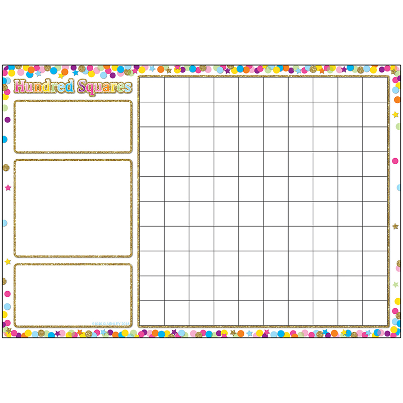 Smart Confetti Hundred Squares Chrt