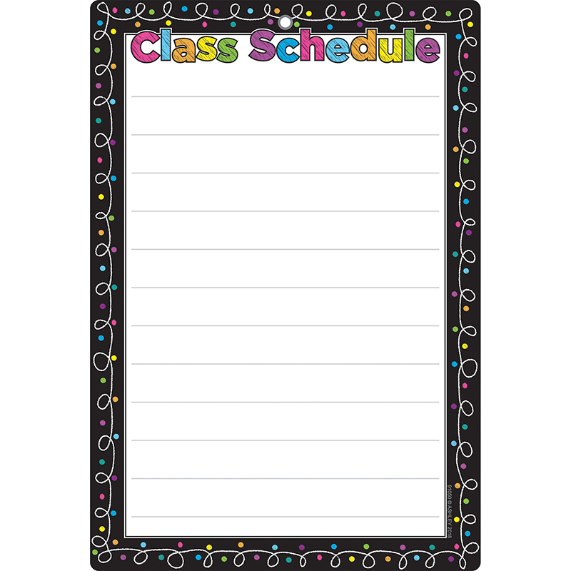 Chalk Dots W/ Loops Class Schedule