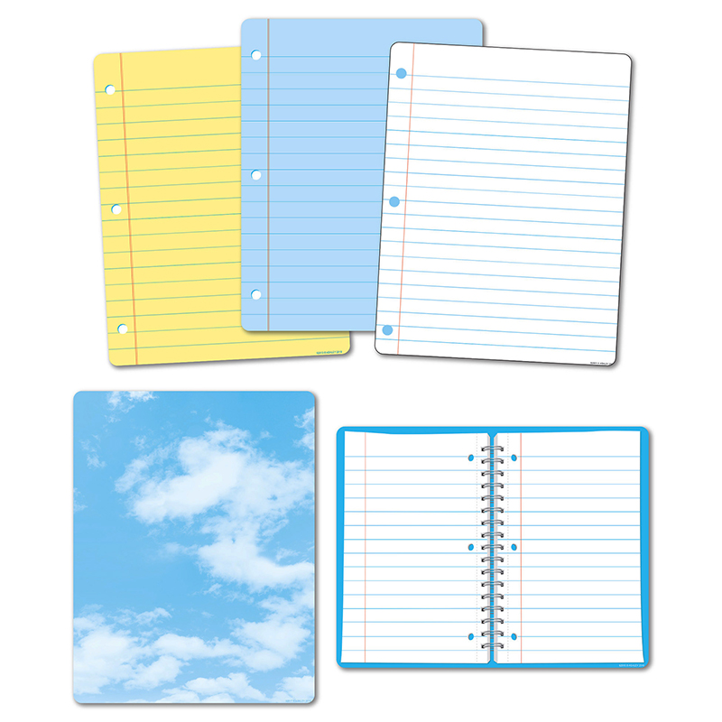 5pk Big Notebook Paper Class Charts