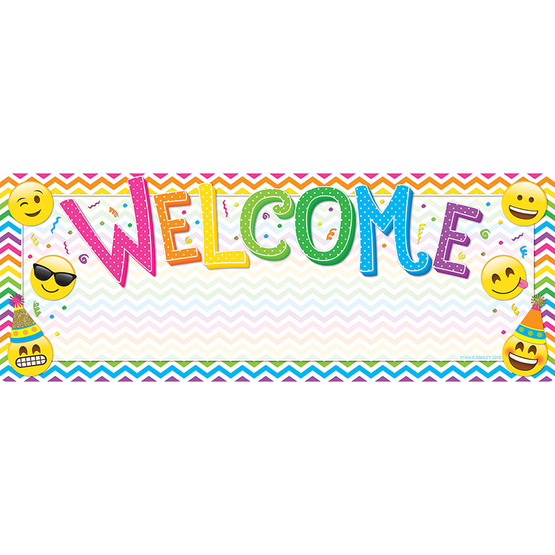 Smart Poly Welcome Banner Emoji