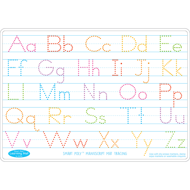 Manuscrpt Writing Learn Mat 2 Sided