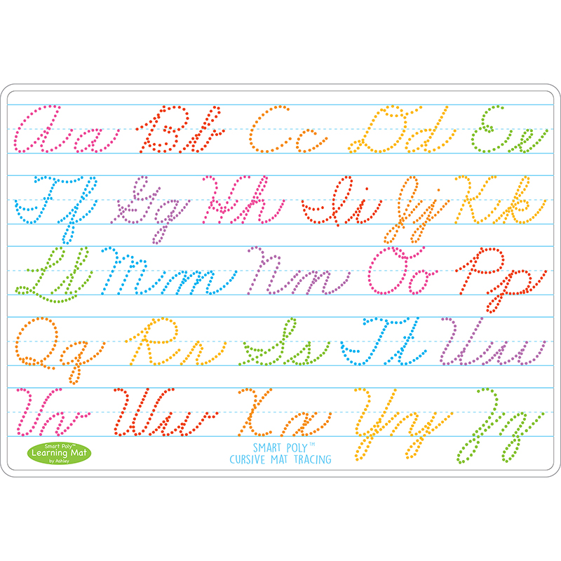 10pk Cursive Writing Mat 2 Sided