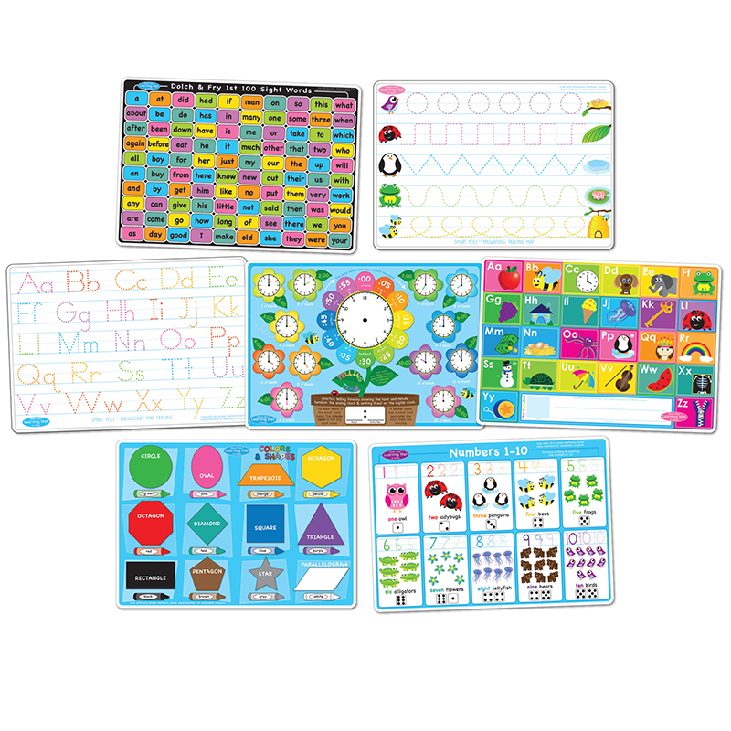 7 Pk Early Education Learning Mats