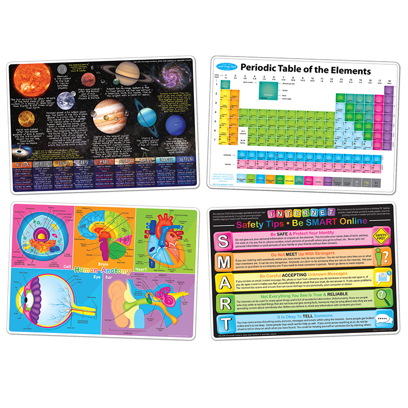 4 Pk Stem Education Learning Mats