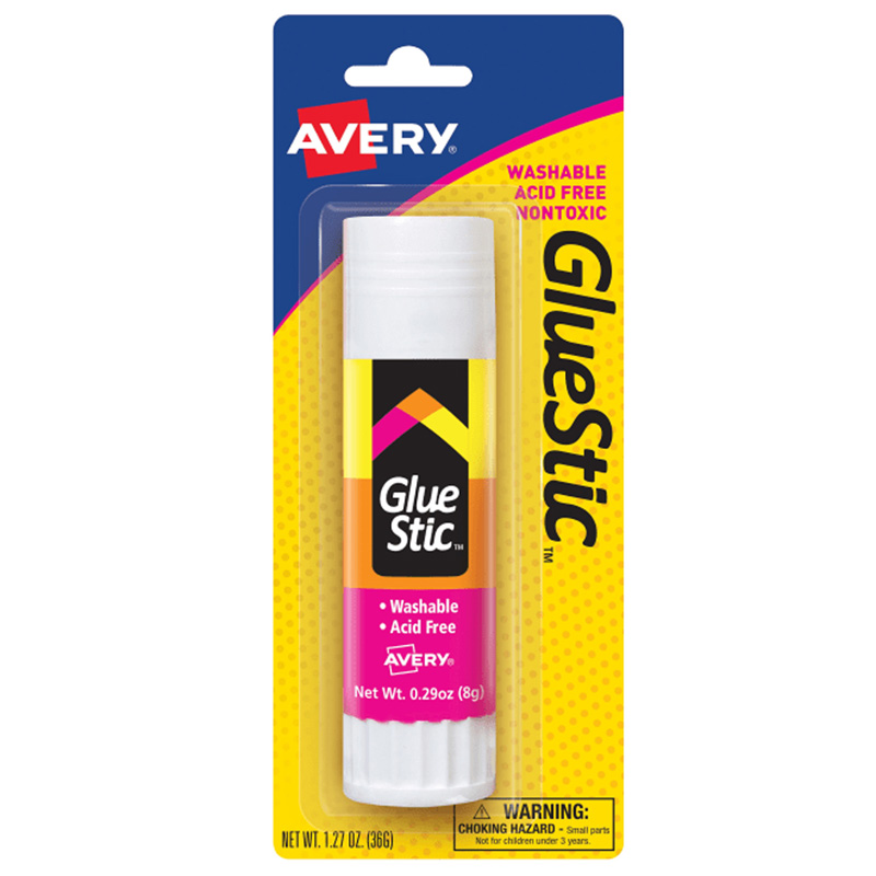 Avery Glue Sticks Permanent 1.27 Oz