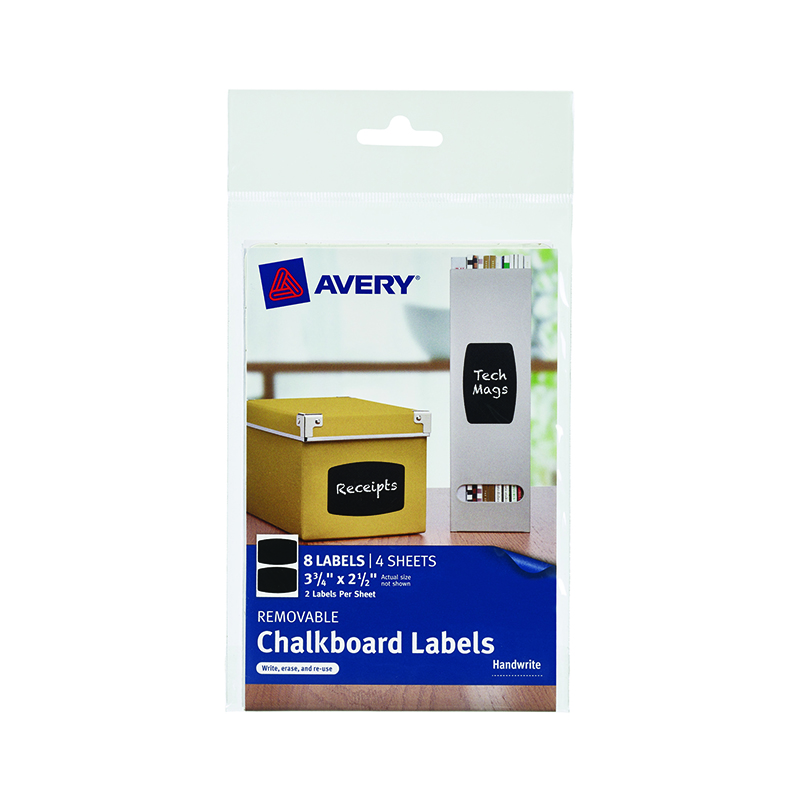 Avery Rectangle 8pk Removable