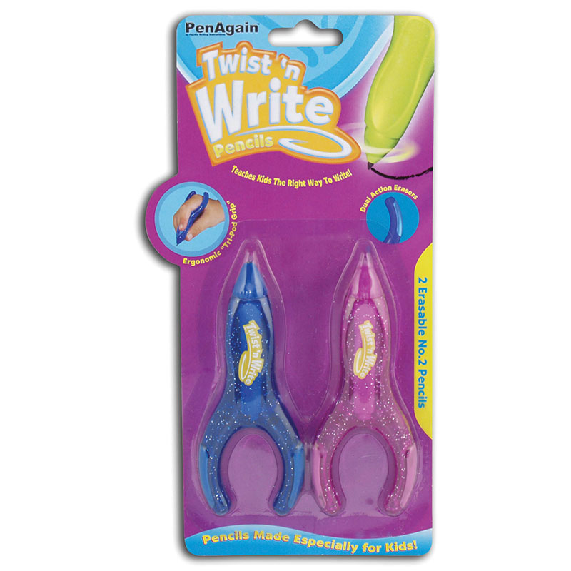 Twist N Write Pencil 2/Pk Carded