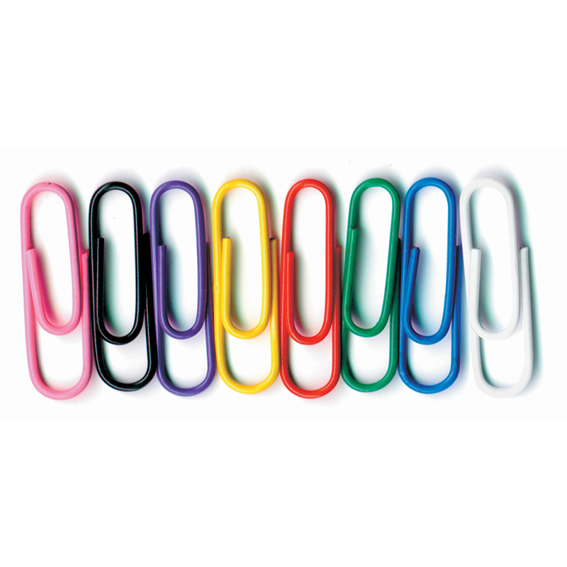 Vinyl Coated Paper Clips Jumbo Size