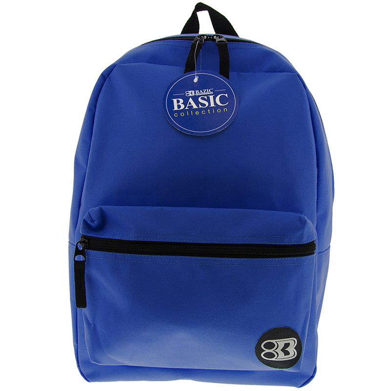16in Blue Basic Collection Backpk