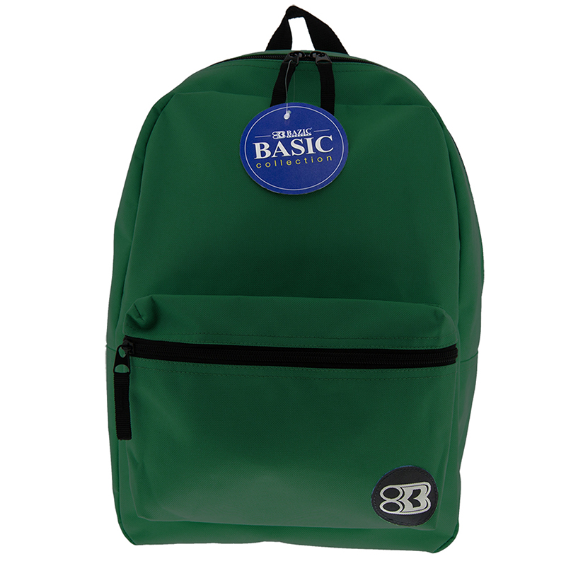 16in Green Basic Collection Backpk