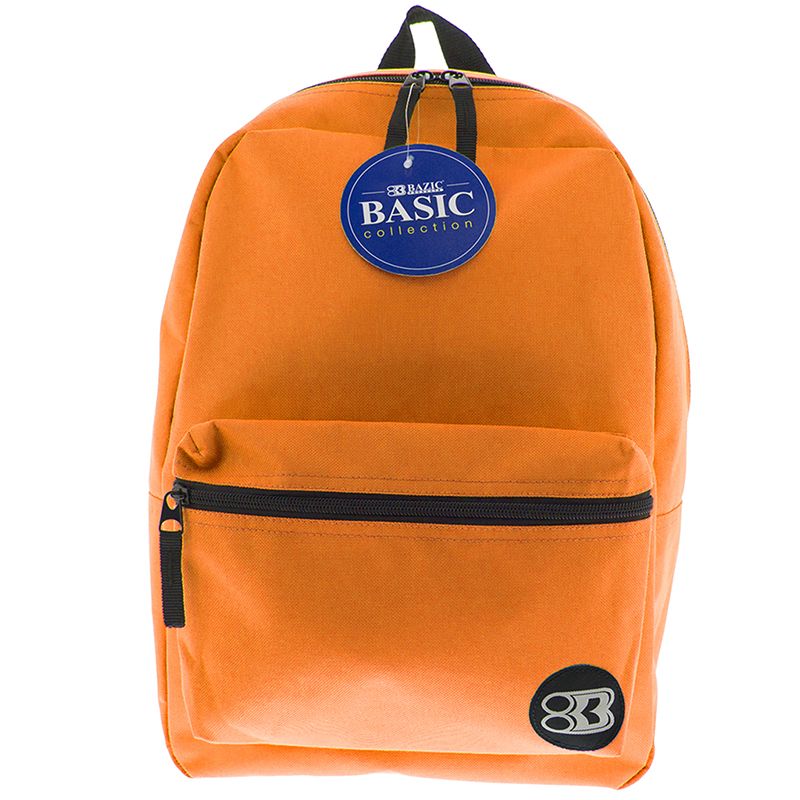16in Orange Basic Collection Backpk