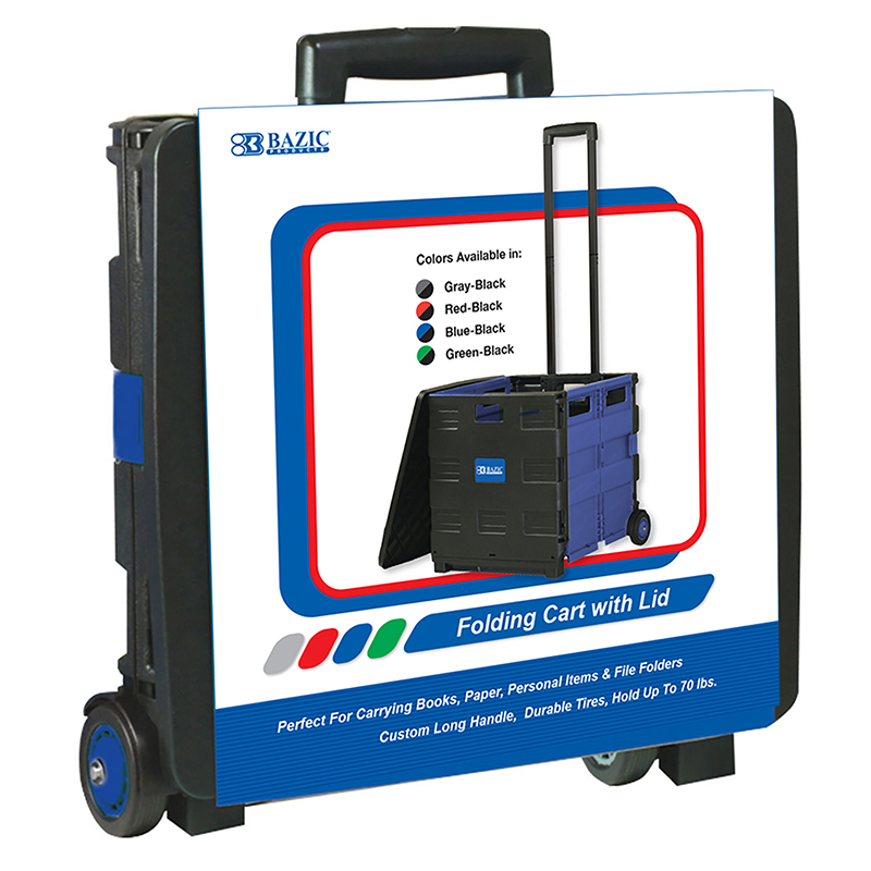 Bazic Rolling Cart Blue