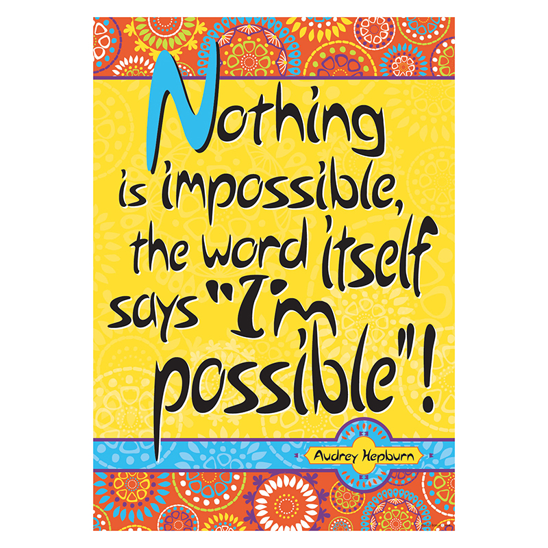 Poster - Nothing Is Impossible