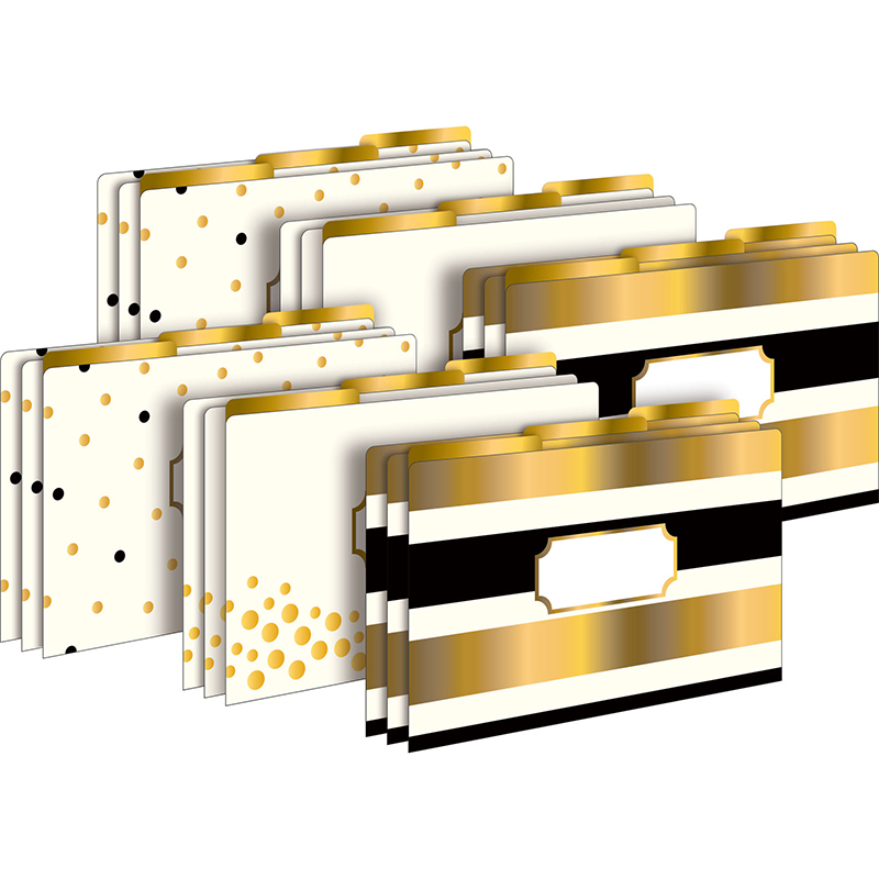 24k Gold Legal File Folders 2 Pk