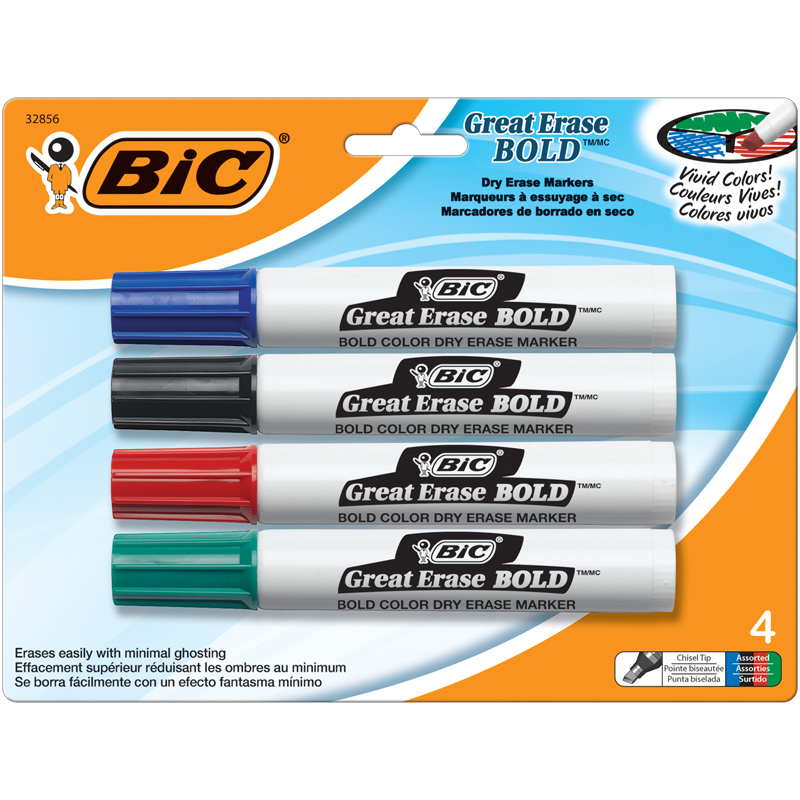 Bic Great Erase Dry Erase Chisel