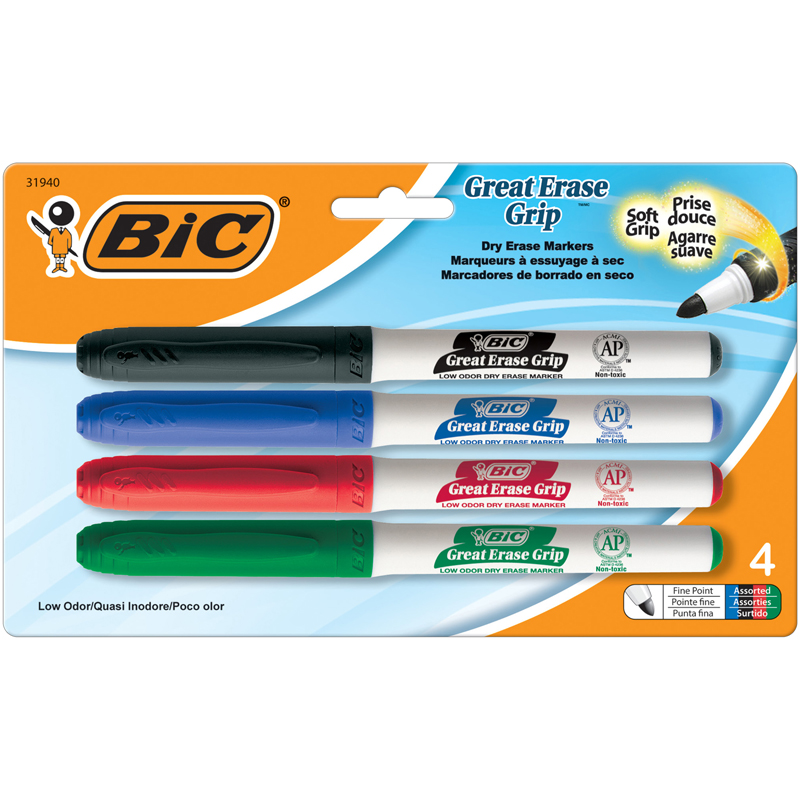 (6 Pk) Bic Great Erase Dry Erase